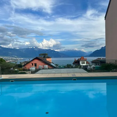 דירה Magnifique Studio Avec Piscine Vue Sur Le Lac שברה